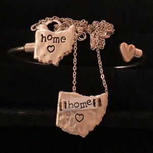 Bracelet and necklace new. Ohio State